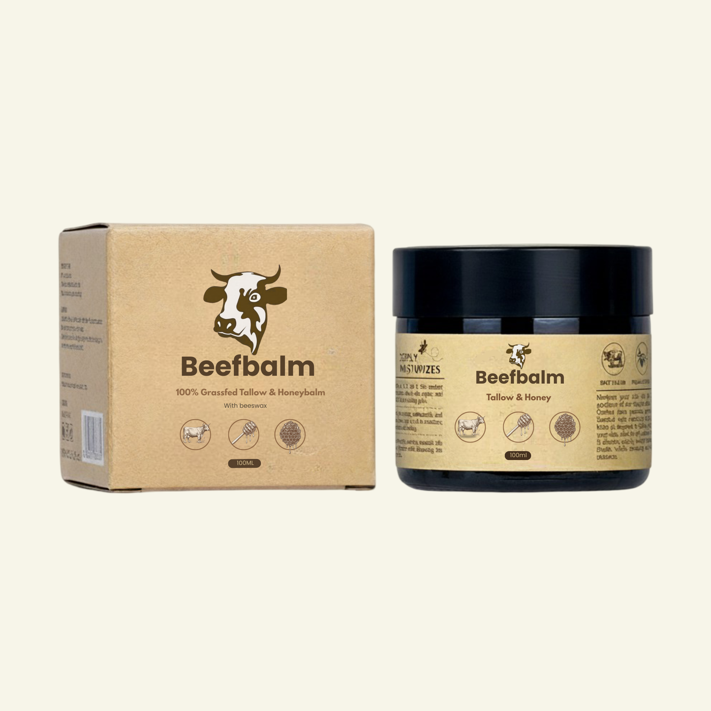 100% Grasgevoerde Runder & Honingbalm