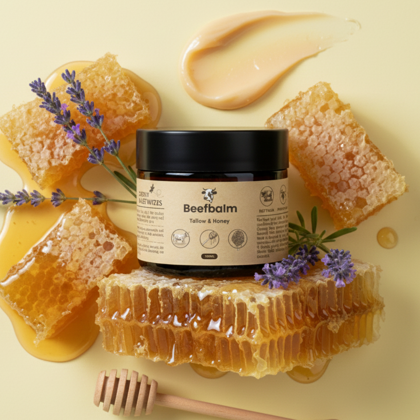 100% Grasgevoerde Runder & Honingbalm